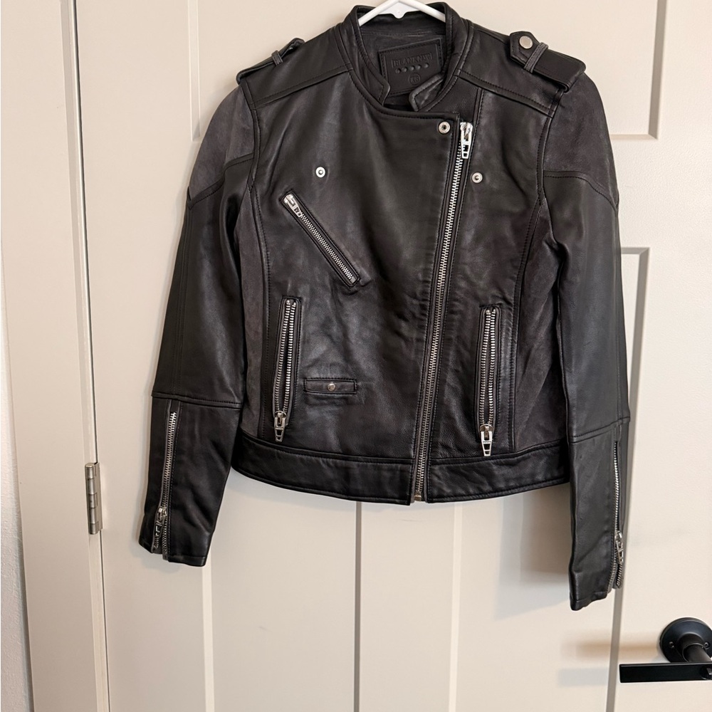 Blank NYC Suede & Leather Jacket